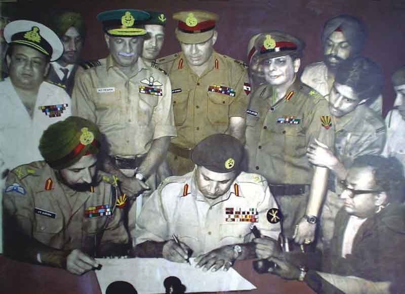 The Victor and the Vanquished, signing the Instrument of Surrender
