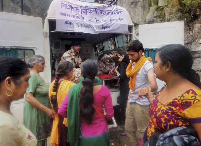 Rescue efforts by Indian Army and ITBP in Uttarakhand