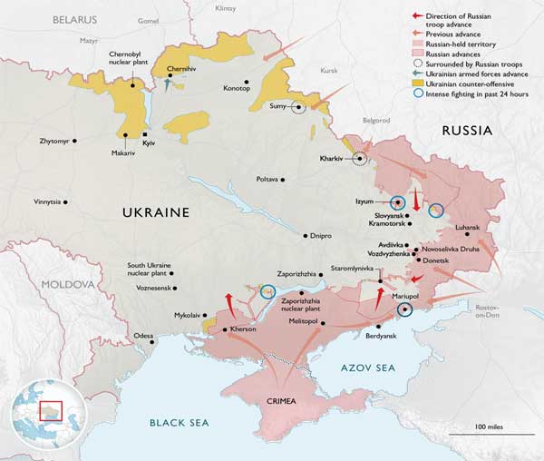Evaluating Strategies in the Russia-Ukraine War
