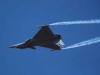 Dassault Rafale performs a barrel roll over