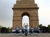 Air Warrior Symphony Orchestra during a public performance  at India Gate