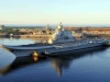 Vikramaditya preparing to leave harbour for Sea Trials in the White Sea (Off Russia)