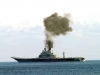 Vikramaditya initial steaming during sea trials in the White Sea (Off Russia)
