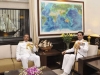 Admiral RK Dhowan and Vice Admiral PK Chatterjee