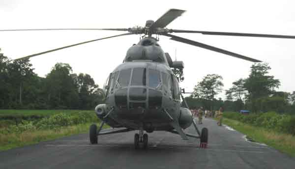 Mi-17 in Flood relief and rescue operation