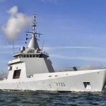 Gowind offshore patrol vessel L'Adroit leaves Lorient for Toulon