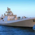 India’s new stealth frigate INS Teg
