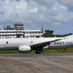 Navy’s Boeing P8I Touches Down at the Emerald Islands