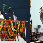 Firstship of Project 15B – Visakhapatnam Launched