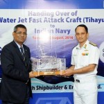 GRSE hands over Fast Attack Craft “TIHAYU” to Indian Navy 