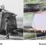 With the Russian field-modified ‘turtle tanks’, we have come full circle