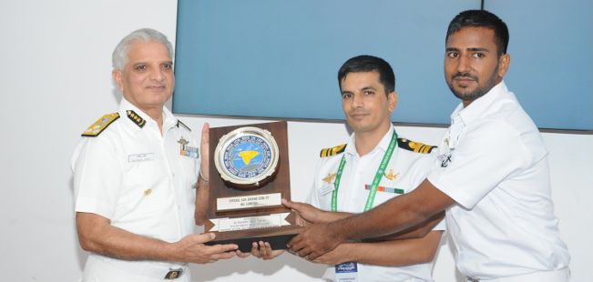 INS Sumitra awarded Special Search and Rescue (SAR) Award by NMSAR