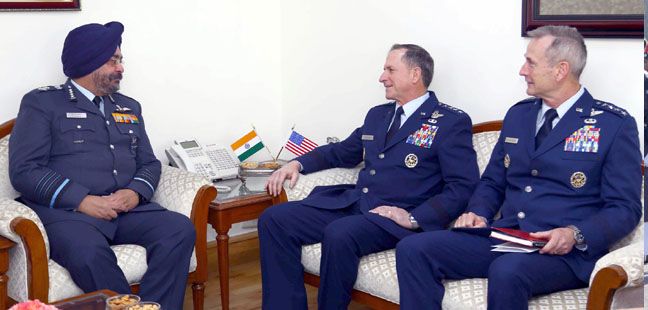 Visit of Chief of Staff of the US Air Force