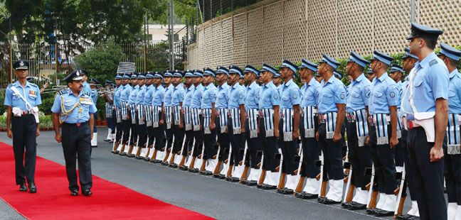 Air Chief Marshal RKS Bhadauria taking over as the Chief of the Air Staff of Indian Air Force