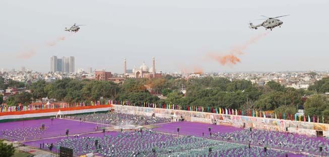 Glimpses of 77th Independence Day celebrations at Red Fort